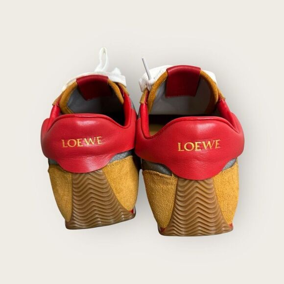 Loewe Flow Runner in Cognac/Silver/Red Size 42 - Picture 7 of 9